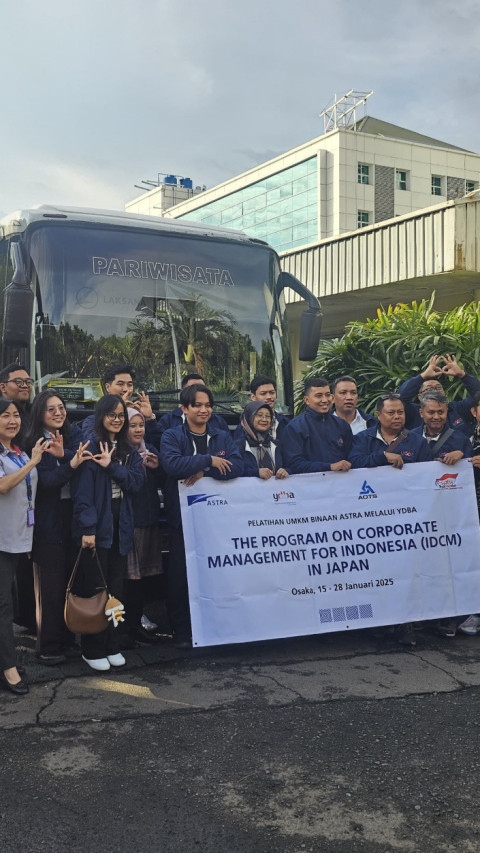 Berangkatkan UMKM Training ke Jepang