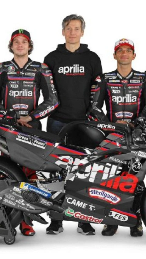 Martin dan Bezzecchi Semangat Bela Aprilia Racing di MotoGP 2025