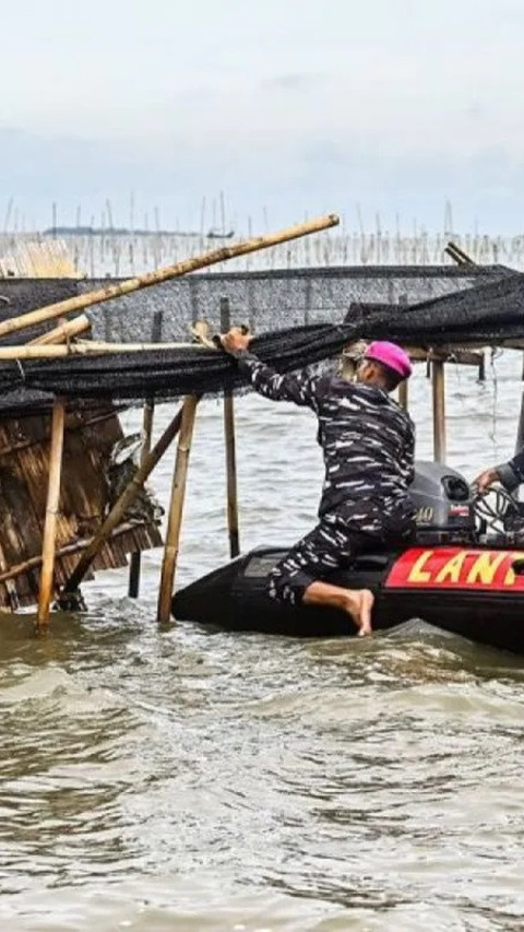 Danlantamal III: Pembongkaran Pagar Laut di Tangerang atas Perintah Presiden Prabowo