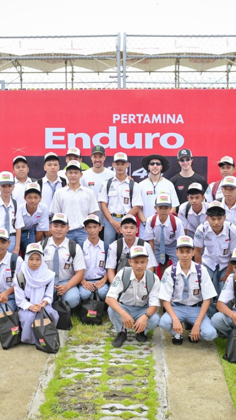 Bina Talenta Muda Indonesia,  Pertamina Enduro dan VR46 Riders Academy Gelar Pelatihan Motorsport di Mandalika