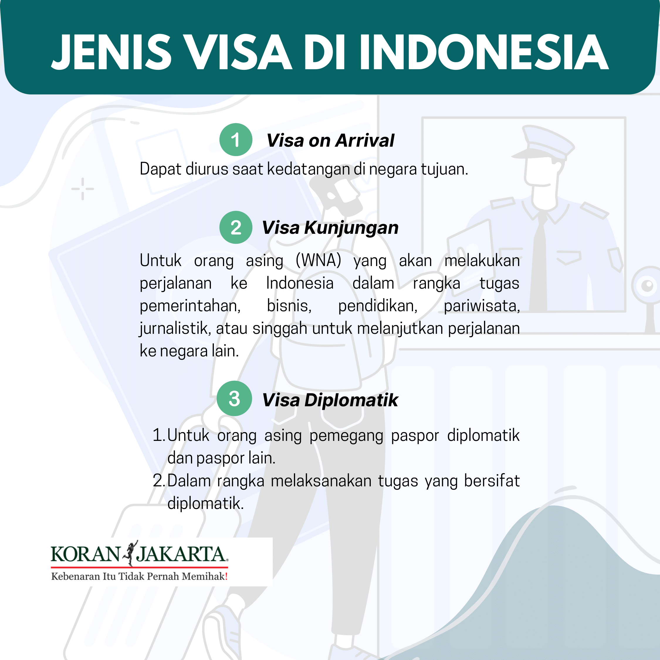 7 Jenis Visa di Indonesia 2