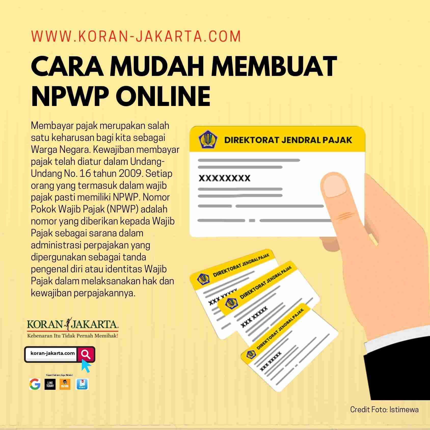 Cara Mudah Membuat NPWP Online