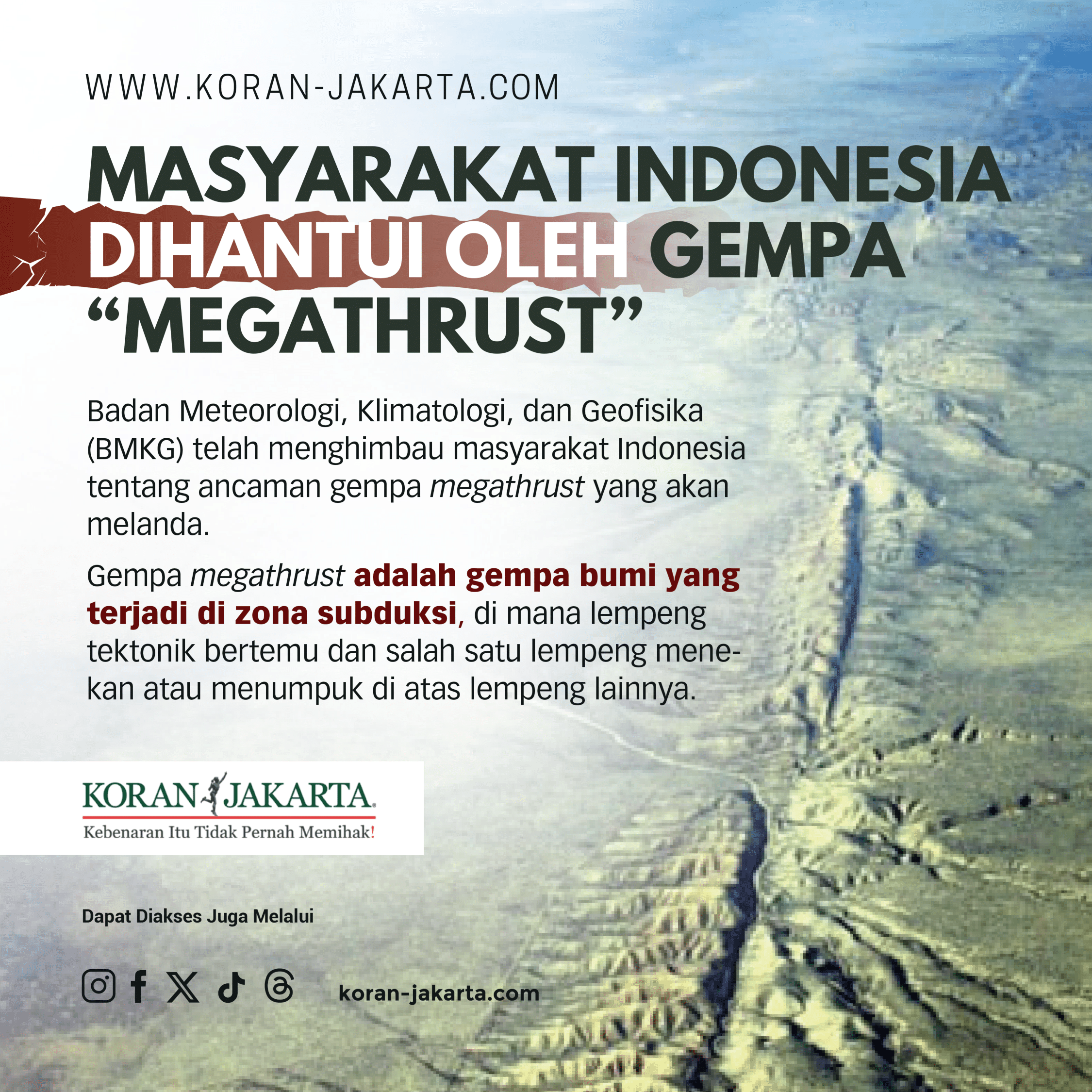 Masyarakat Indonesia Dihantui oleh Gempa