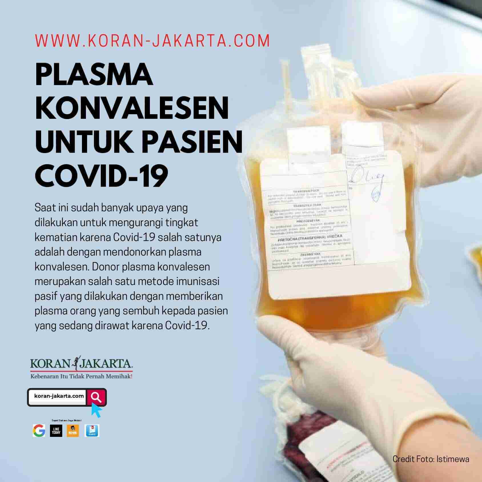 Plasma Konvalesen Untuk Pasien Covid 19